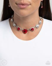 Load image into Gallery viewer, Valentines Vibe - Red (Heart) Choker Necklace
