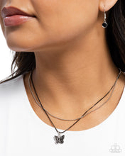 Load image into Gallery viewer, Adorable Ascension - Black (Butterfly) Necklace
