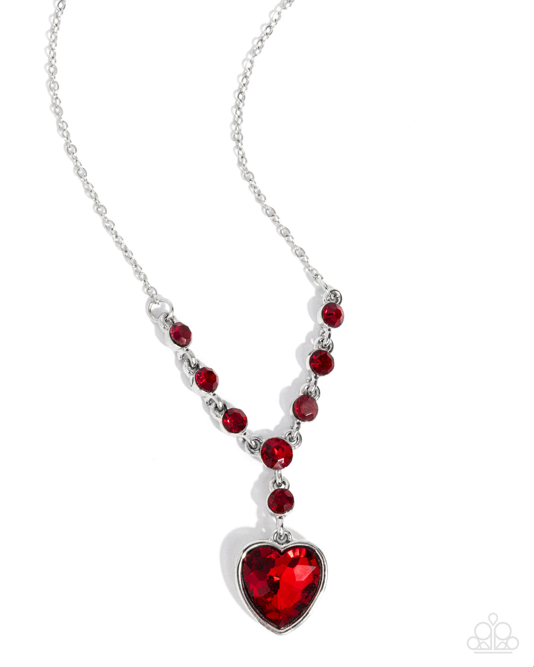 Fresh Fondness - Red (Heart) Necklace