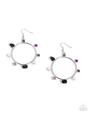 Load image into Gallery viewer, Tailored Treasure - Purple (Multicolored) Earring
