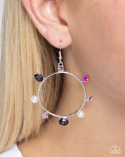 Load image into Gallery viewer, Tailored Treasure - Purple (Multicolored) Earring
