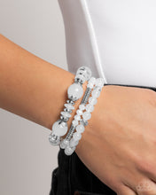 Load image into Gallery viewer, Flashy Frugality - White Bracelet
