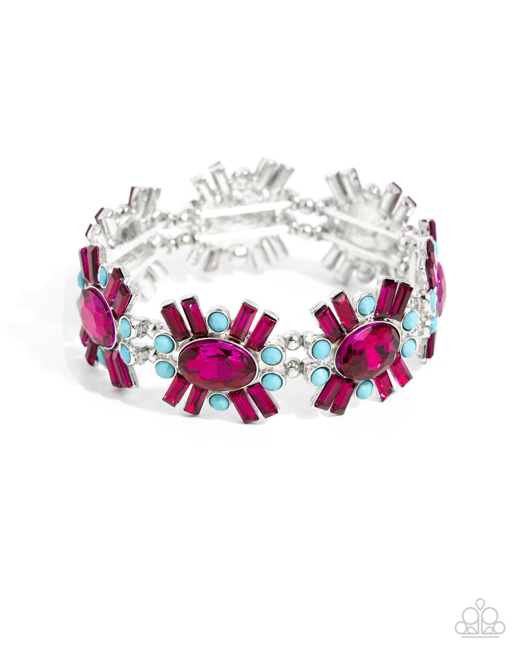 Bewildering Bling - Pink Bracelet