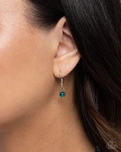 Load image into Gallery viewer, Elegant Empress - Green (Silver Bow) Necklace
