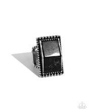 Load image into Gallery viewer, Southwestern Serenity - Black (Marbled Stone) Ring
