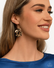 Load image into Gallery viewer, Legendary Leopard - Black (Leopard-Printed Petal) Earring
