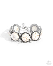 Load image into Gallery viewer, Stony Session - White (Marble) Bracelet
