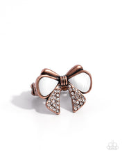 Load image into Gallery viewer, Classy Coquette - Copper (Bow) Ring
