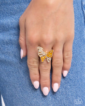 Load image into Gallery viewer, Aerial Auction - Yellow (Butterfly) Ring
