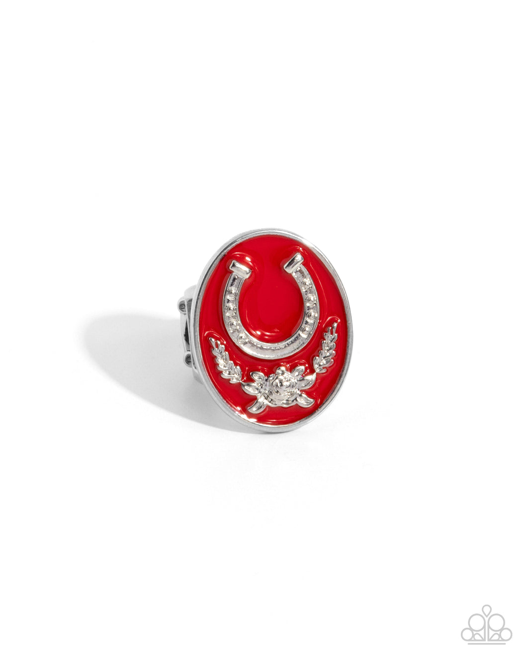 Santa Fe Stallion - Red (Horseshoe) Ring