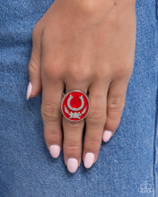 Load image into Gallery viewer, Santa Fe Stallion - Red (Horseshoe) Ring
