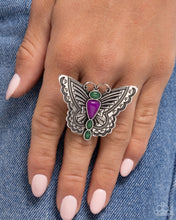 Load image into Gallery viewer, Adolescent Aerial - Purple (Butterfly) Ring
