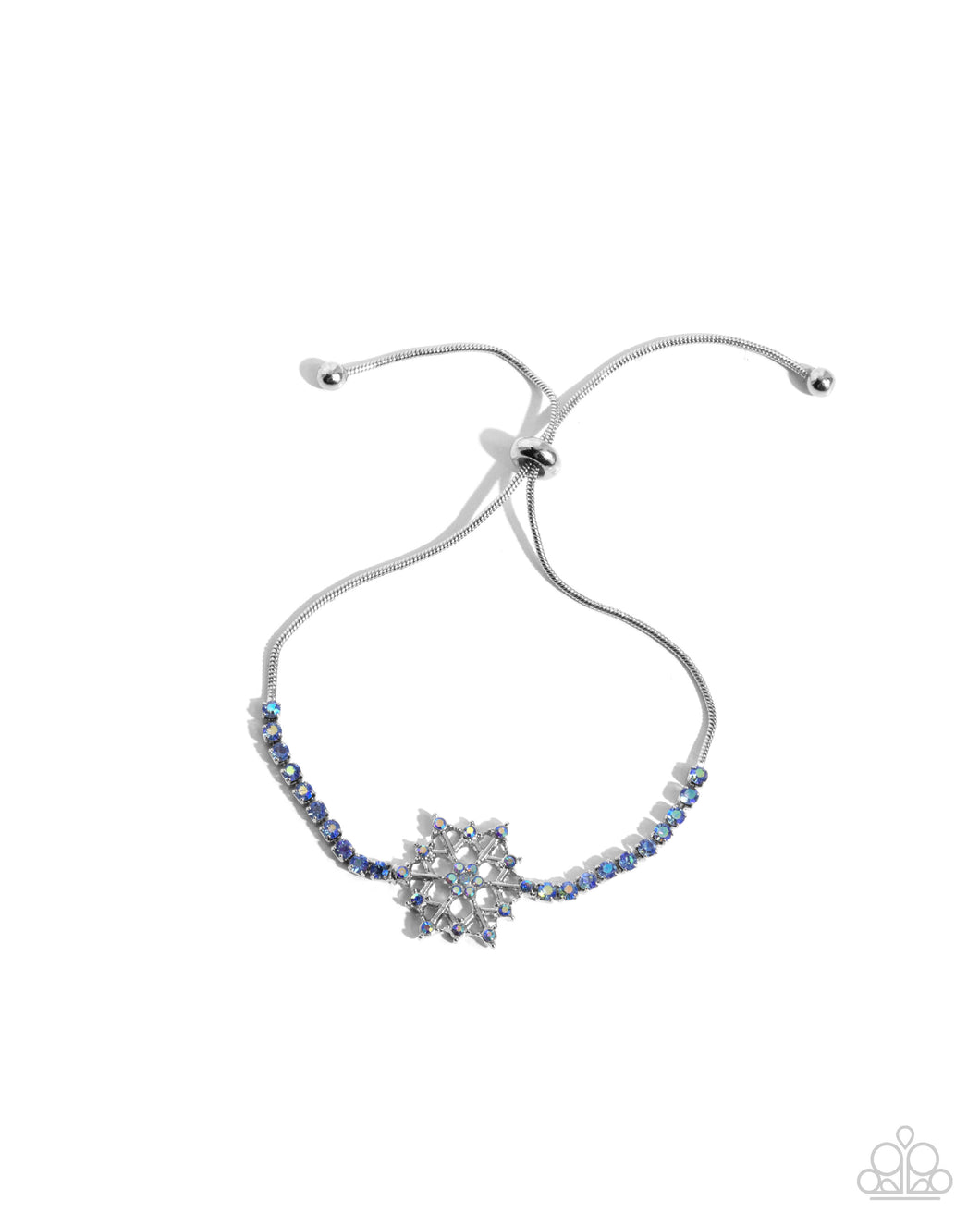 Snow Angel Shimmer - Blue (Rhinestone) Bracelet