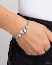 Load image into Gallery viewer, Prolific Patron - White (Rhinestone) Bracelet
