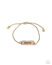 Load image into Gallery viewer, Confession of Faith - Gold (Faith) Bracelet
