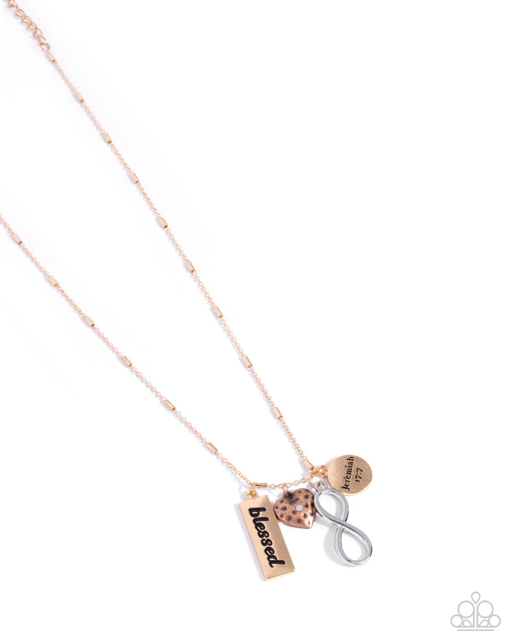 Confidence in Him - Multi (Charm) Necklace