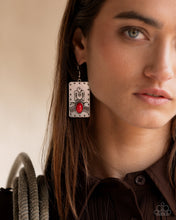 Load image into Gallery viewer, Invincible Icon - Red (Southwestern) Earring
