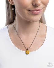 Load image into Gallery viewer, Throw a Softball - Yellow Necklace
