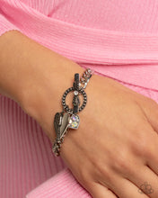 Load image into Gallery viewer, Cherub Class - Complete Look: White -Cherub Chic - White Necklace and Cherub Canvas - White Bracelet  (BB-WT-GS)
