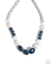 Load image into Gallery viewer, Complete Look - Blue Set: Captivating Can-Can - Blue Necklace and Charming Can-Can - Blue Bracelet (BB-BL-FY)
