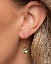 Load image into Gallery viewer, Complete Look - Green Set: Fortunate Favor - Green Necklace and Fortunate Fanfare - Green Ring (BB-GR-FO)

