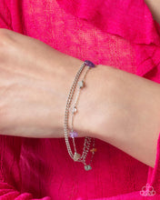 Load image into Gallery viewer, Complete Look - Purple Butterfly Set: Free-Spirited Favorite - Purple Necklace and Free-Spirited Fondness - Purple Bracelet (BB-PR-FB)
