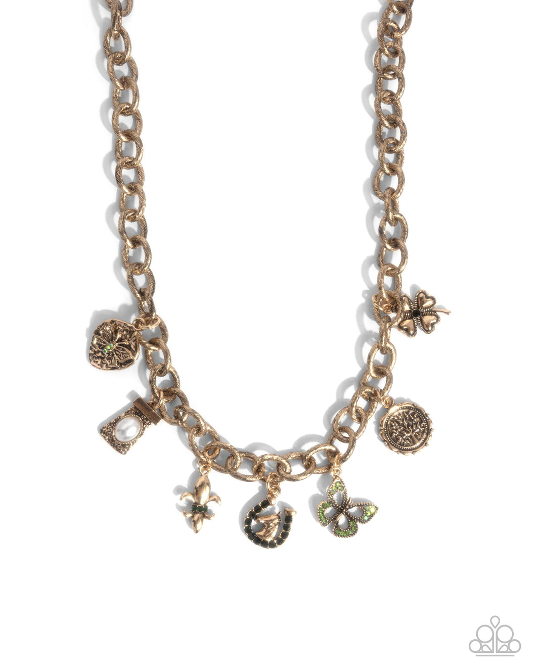 Good Luck To You - Green (Charm) Necklace