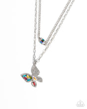 Load image into Gallery viewer, Hovering Headline - Multi (Butterfly) Necklace
