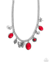 Load image into Gallery viewer, Garden Center - Red (Charm) Necklace
