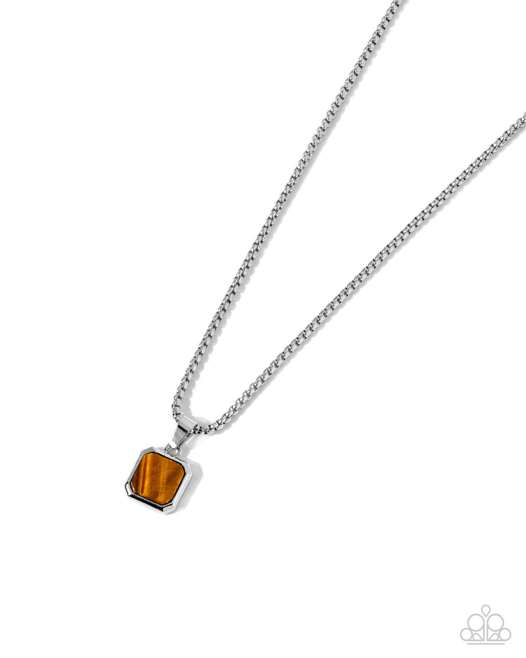 Valiant Validation - Brown (Tiger's Eye) Necklace