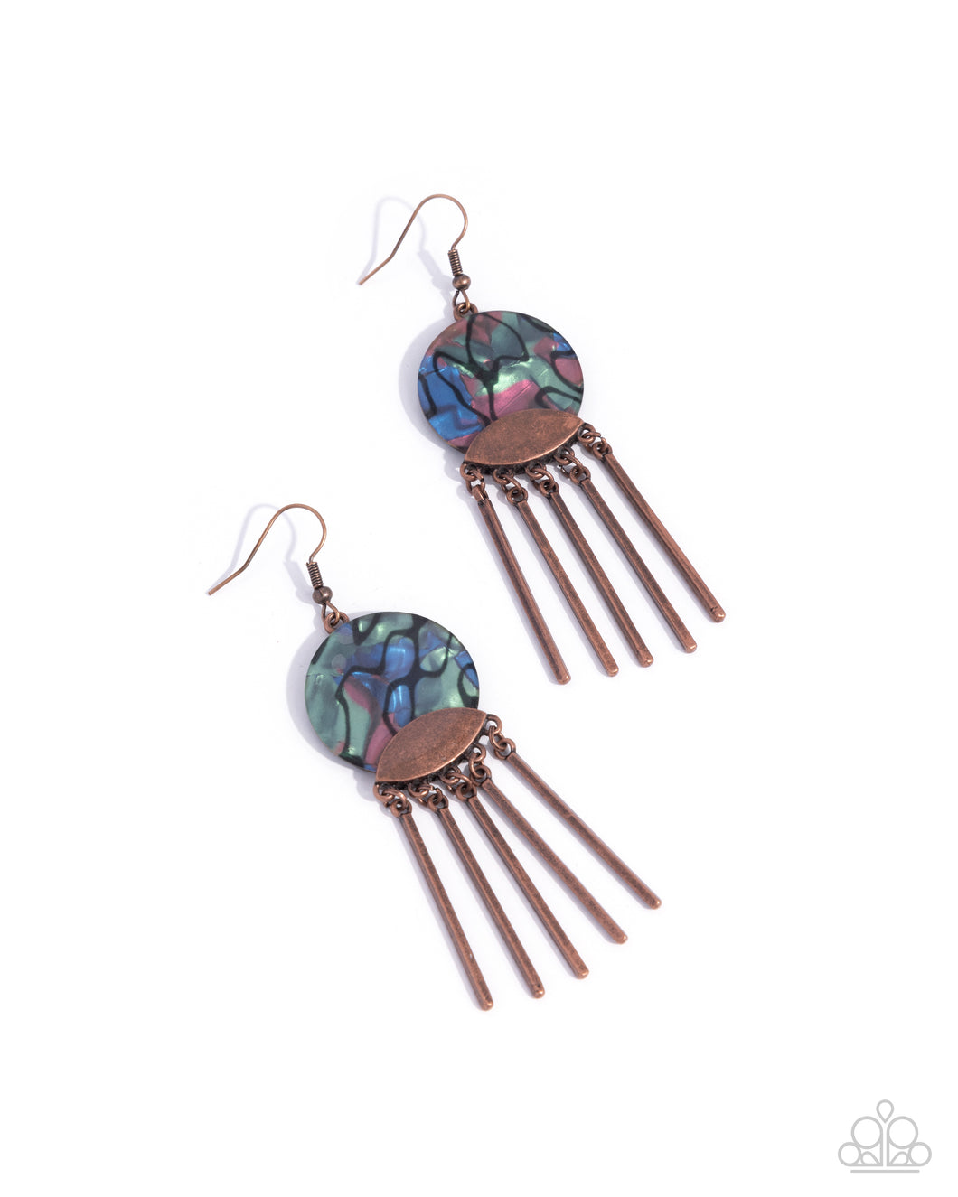 Disc Destiny - Copper (Abalone Shell) Earring