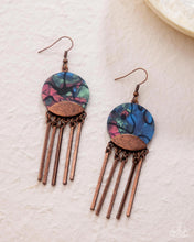 Load image into Gallery viewer, Disc Destiny - Copper (Abalone Shell) Earring
