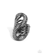 Load image into Gallery viewer, Superstar Spiral - Black (Gunmetal) Ring
