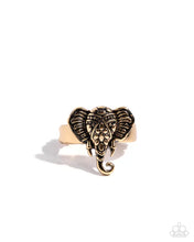 Load image into Gallery viewer, Elephant Whisper - Gold Ring
