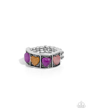 Load image into Gallery viewer, Lost in Love - Purple (Heart) Ring
