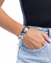Load image into Gallery viewer, Filigree Flair - Silver Bracelet
