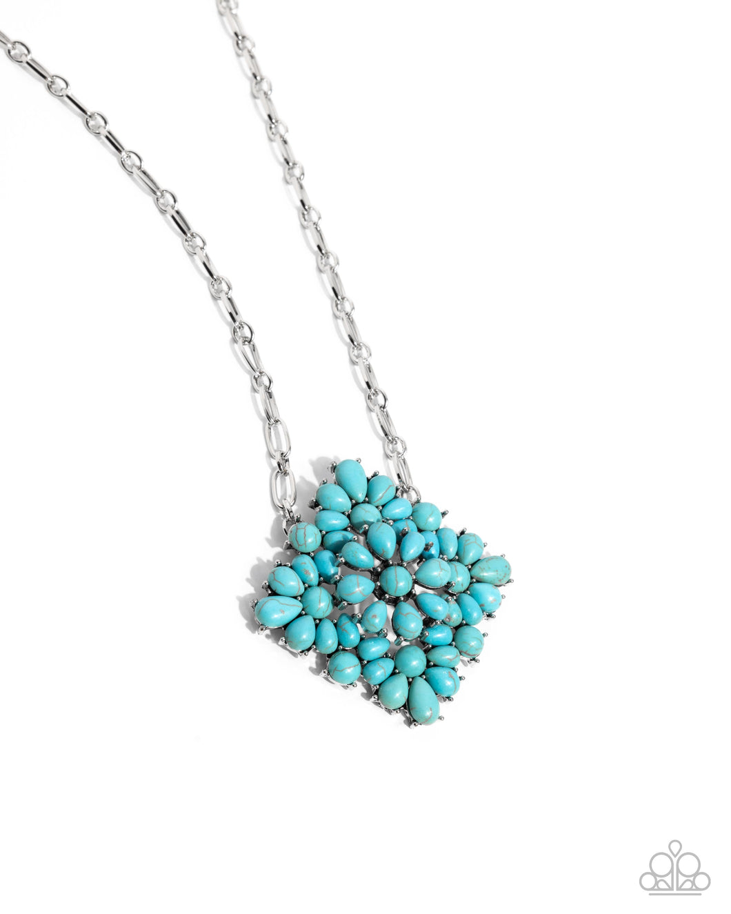 Stony Strength - Blue (Turquoise) Necklace