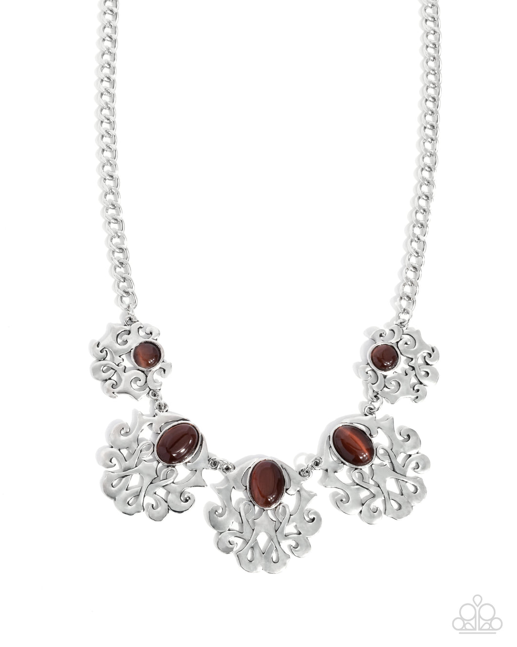Midsummer Masterpiece - Brown Necklace