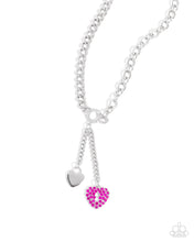 Load image into Gallery viewer, Complete Look - Pink Heart Set : Momentary Bliss - Pink Necklace &amp; Momentary Balance - Pink Bracelet (Necklace and Bracelet Complete Set) -BB-PK-CT
