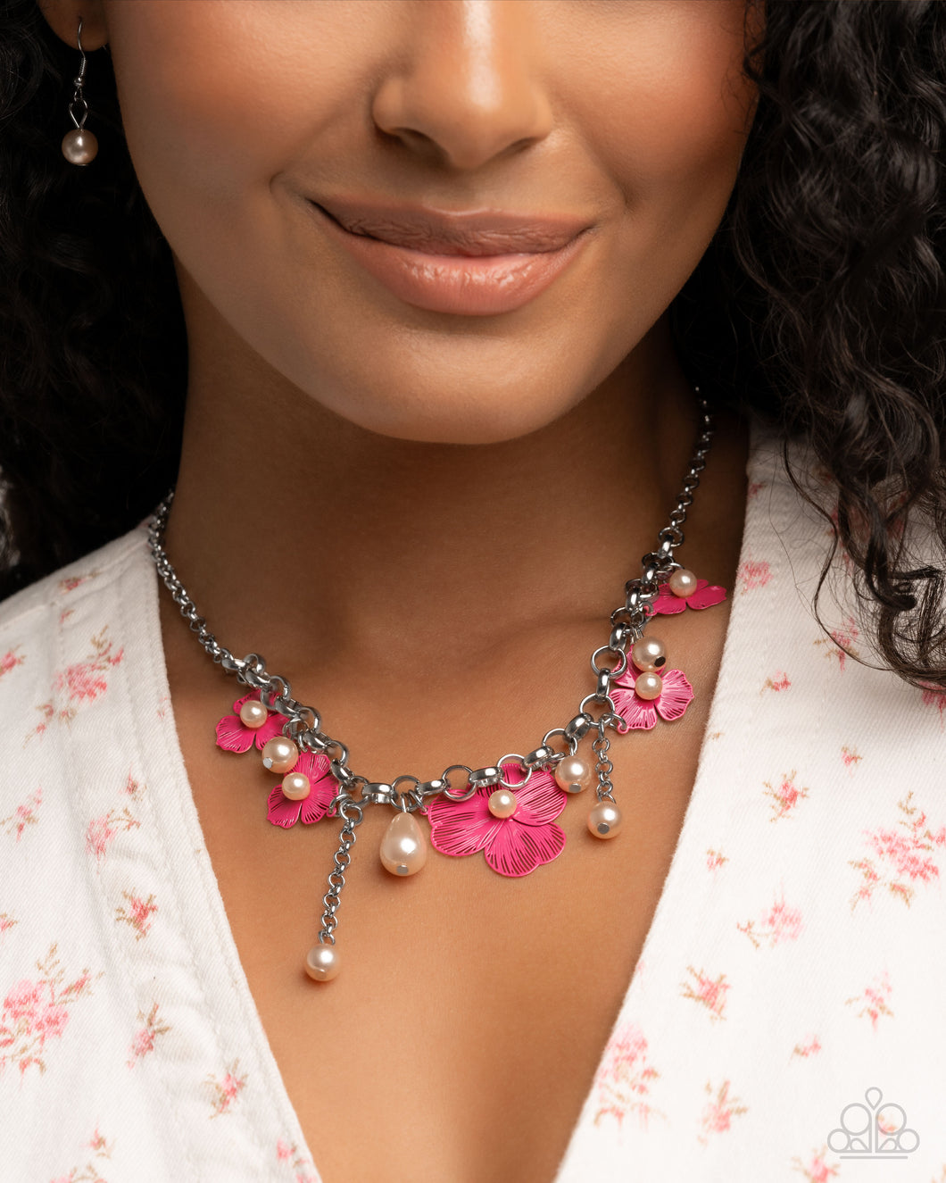 Whimsical Ware - Complete Look - Pink Set: Whimsical Waymaker - Pink Necklace and Whimsical Winner - Pink Bracelet ( BB-PK-HP)