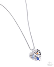 Load image into Gallery viewer, Outgoing Opulence - Blue (Heart) Necklace
