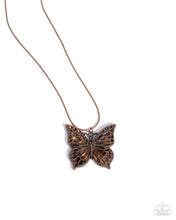 Load image into Gallery viewer, Magical Metamorphosis - Copper (Butterfly) Necklace
