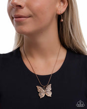 Load image into Gallery viewer, Magical Metamorphosis - Copper (Butterfly) Necklace
