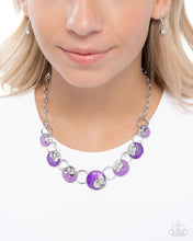 Load image into Gallery viewer, Blooming Bravado - Purple Necklace
