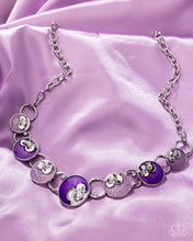 Load image into Gallery viewer, Blooming Bravado - Purple Necklace
