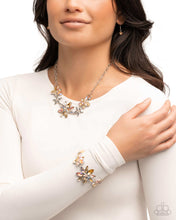 Load image into Gallery viewer, Complete Look - Yellow (Flower) Set: Floral Feature - Yellow Necklace and Floral Factor - Yellow Bracelet  (BB-YW-HF)
