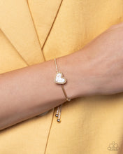 Load image into Gallery viewer, Courting Collection - Complete Look Set: Courting Calypso - Gold Necklace, Courting California - Gold Bracelet, Courting Color - Gold Post Earring (BB-GD-DG)
