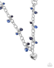 Load image into Gallery viewer, Complete Look - Blue Set: Seesaw Statement - Blue Necklace and Seesaw Shimmer - Blue Bracelet (BB-BL-CN)
