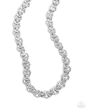 Load image into Gallery viewer, Fusion Foundation - Complete Look - Silver Set: Fatal Fusion - Silver Necklace and Fusion Feature - Silver Bracelet (BB-SV-CC)
