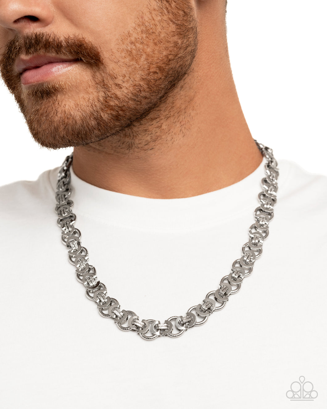 Fusion Foundation - Complete Look - Silver Set: Fatal Fusion - Silver Necklace and Fusion Feature - Silver Bracelet (BB-SV-CC)
